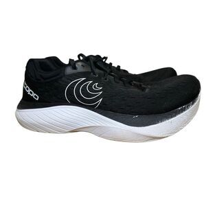 Topo Athletic Atmos Womens Size 10 BlackWhite Road Running Shoes 5mm Drop ZipFoa